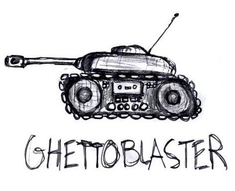 San Diego's Ghetto Blaster Ghetto Blaster Logo Image