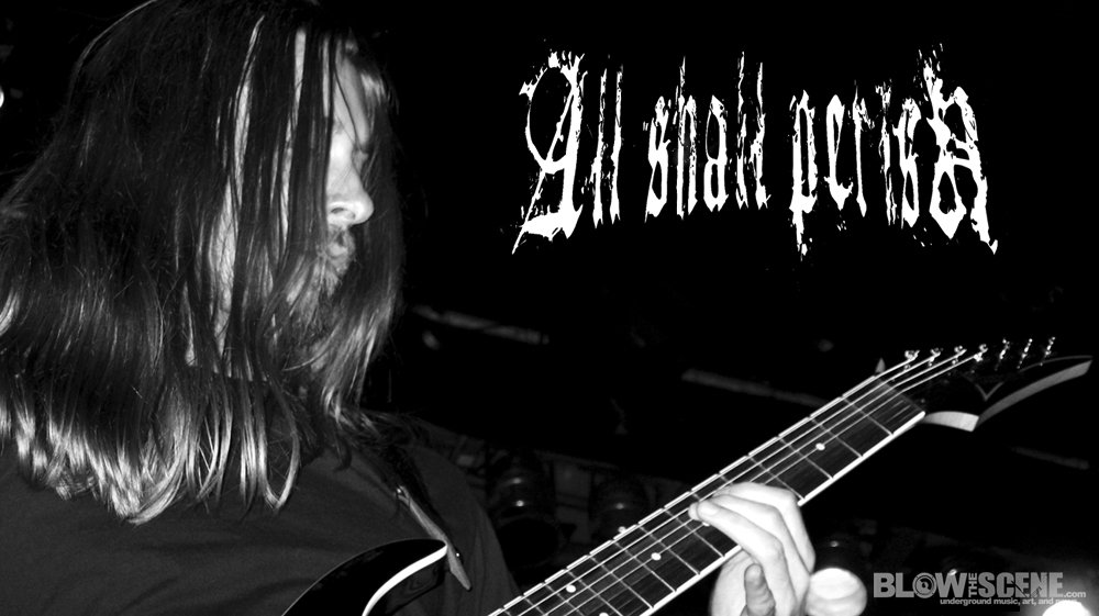 Francesco Artusato of All Shall Perish Live Photo in Phila 7-29-2010 on Summer Slaughter Tour