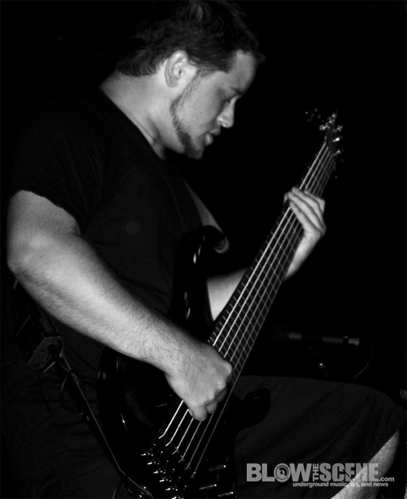 Mike Tiner of All Shall Perish Live Photo in Phila 7-29-2010 on Summer Slaughter Tour