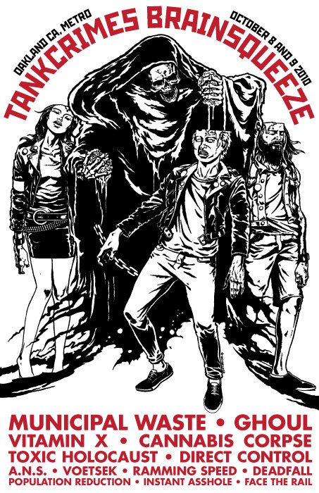 Tankcrimes and Brainsqueeze Labels Team Up for Rad Fest Oct 8 and 9 Tankcrimes and Brainsqueeze Labels Team Up for Rad Fest Oct 8 and 9