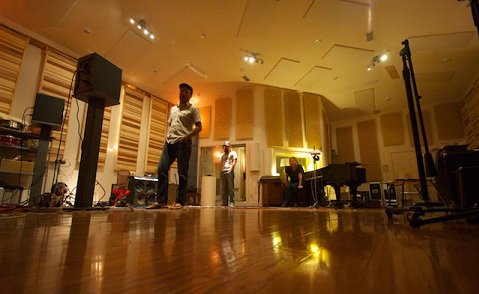 True Window sign to Kemado Records and Prepare New Album for a March 2011 Release True Window Band Photo in Studio