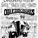 Old Firm Casuals - Philly Hardcore Shows Poster