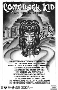 Expire, Comeback Kid, Backtrack Canadian Tour 2012