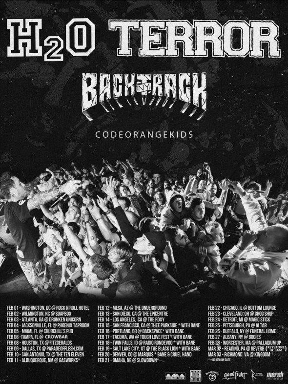 Terror, H20, Code Orange Kids, Backtrack Tour
