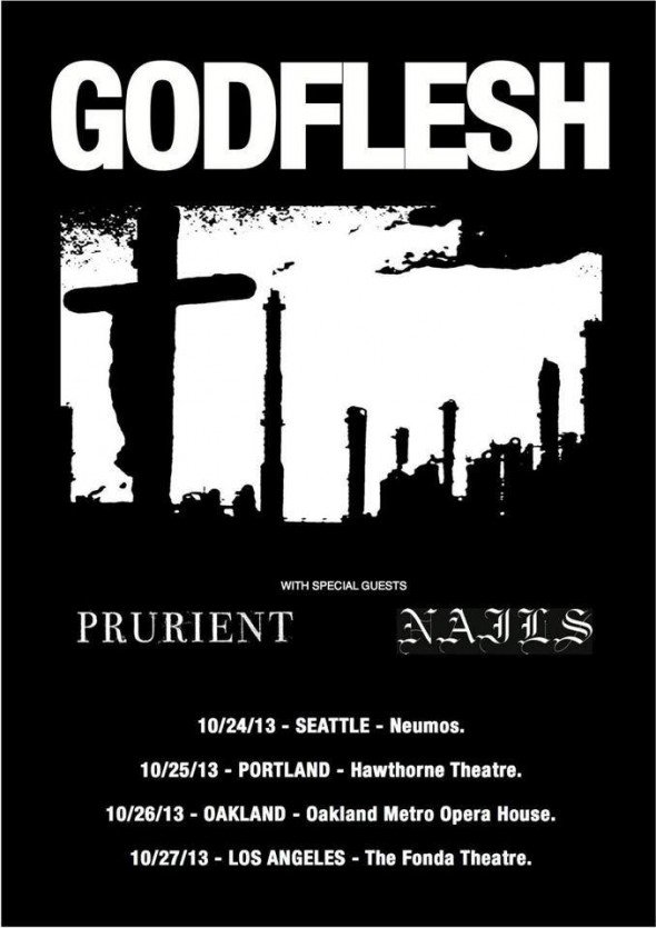 nails godflesh tour