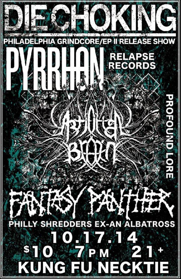 Pyrrhon, Artificial Brain, Die Choking, Fantasy Panther at KFN