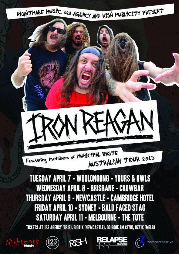 iron reagan australian tour