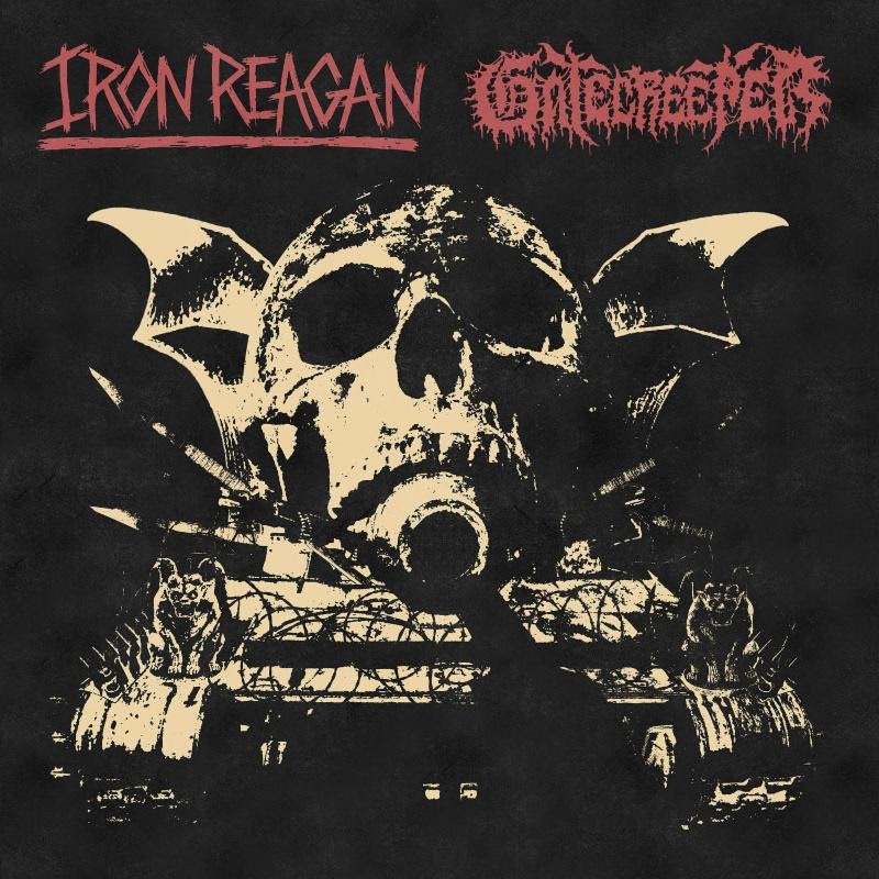 iron reagan, gatecreeper, split LP