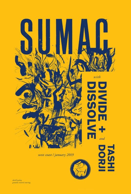 sumac january 2019 us tour poster